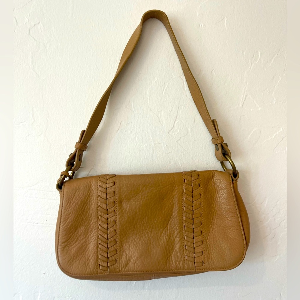 Ralph Lauren tan leather purse